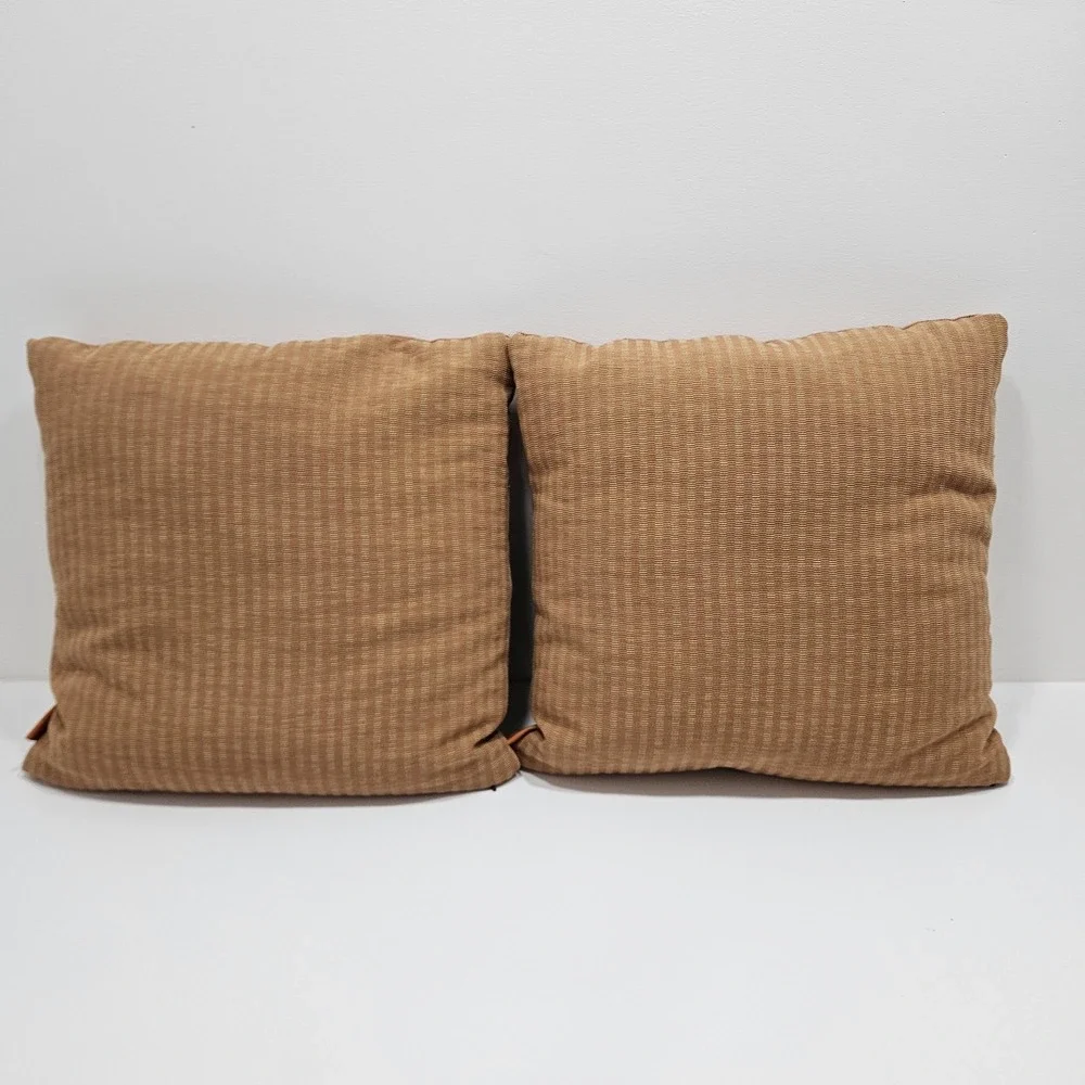 Pair Of Brokesy‎ Artist Abtract Sad Monster Throw Pillows Approx 17
